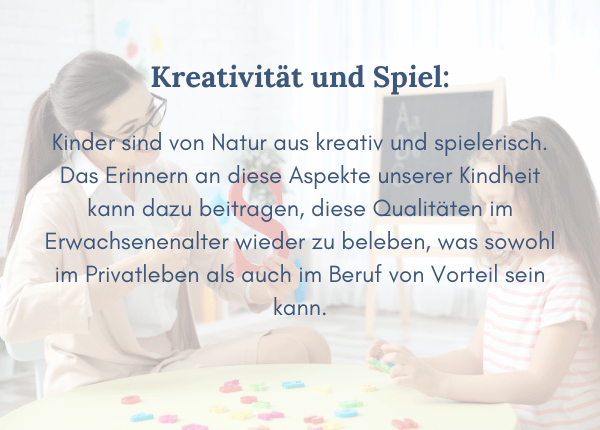 Warum Begegnungen mit dem jüngeren Ich wichtig sind: Kreativität und Spiel