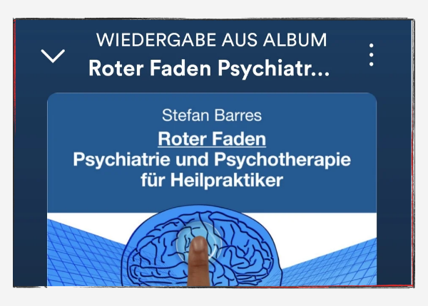 12 von 12 Januar 24: Spotify Hörbuch: Roter Faden Psychiatrie