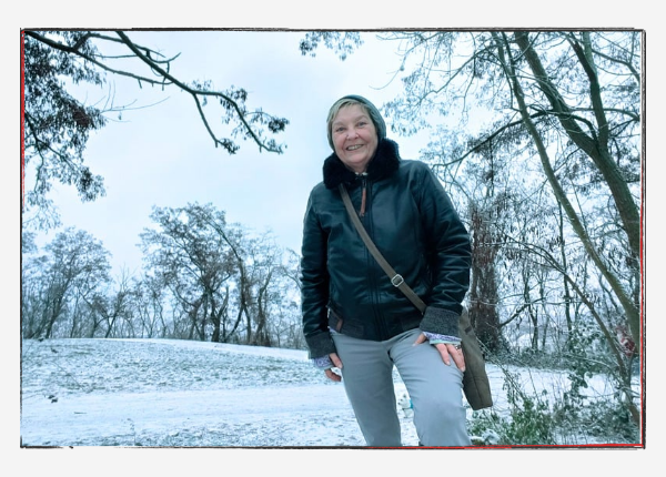 12 von 12 Januar 24: Porträt Sylvia auf dem Fockeberg