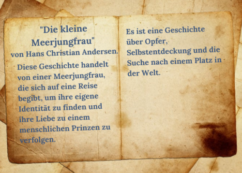 Selbstfindung Lesetipp: "Die kleine Meerjungfrau" von Hans Christian Andersen