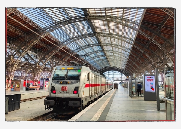 12 von 12 - April 2024: Hauptbahnhof Leipzig, Gleis 12