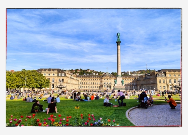 12 von 12 - April 2024: Jubiläumssäule 