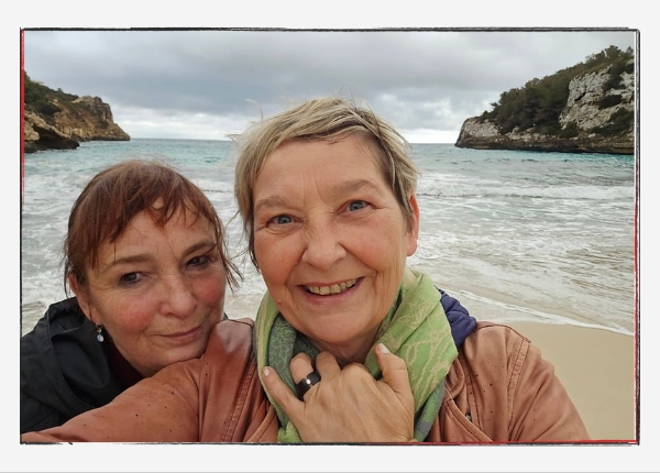 reflactandlearn KW 16: Gesa und Sylvia am Strand